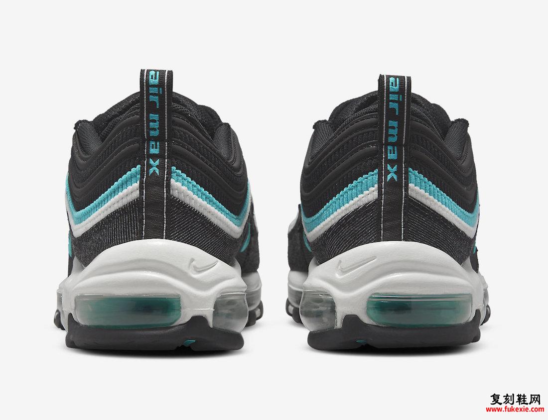 Nike Air Max 97 SE Sport Turbo 黑色 Sport Turquoise Summit 白色 DN1893-001 发布日期