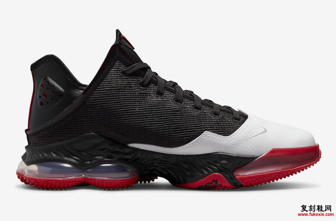 Nike LeBron 19 Low Bred DH1270-001 发布日期