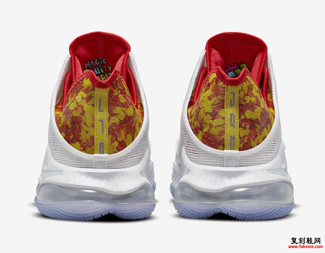 Nike LeBron 19 Low Magic Fruity Pebbles DQ8344-100 发布日期