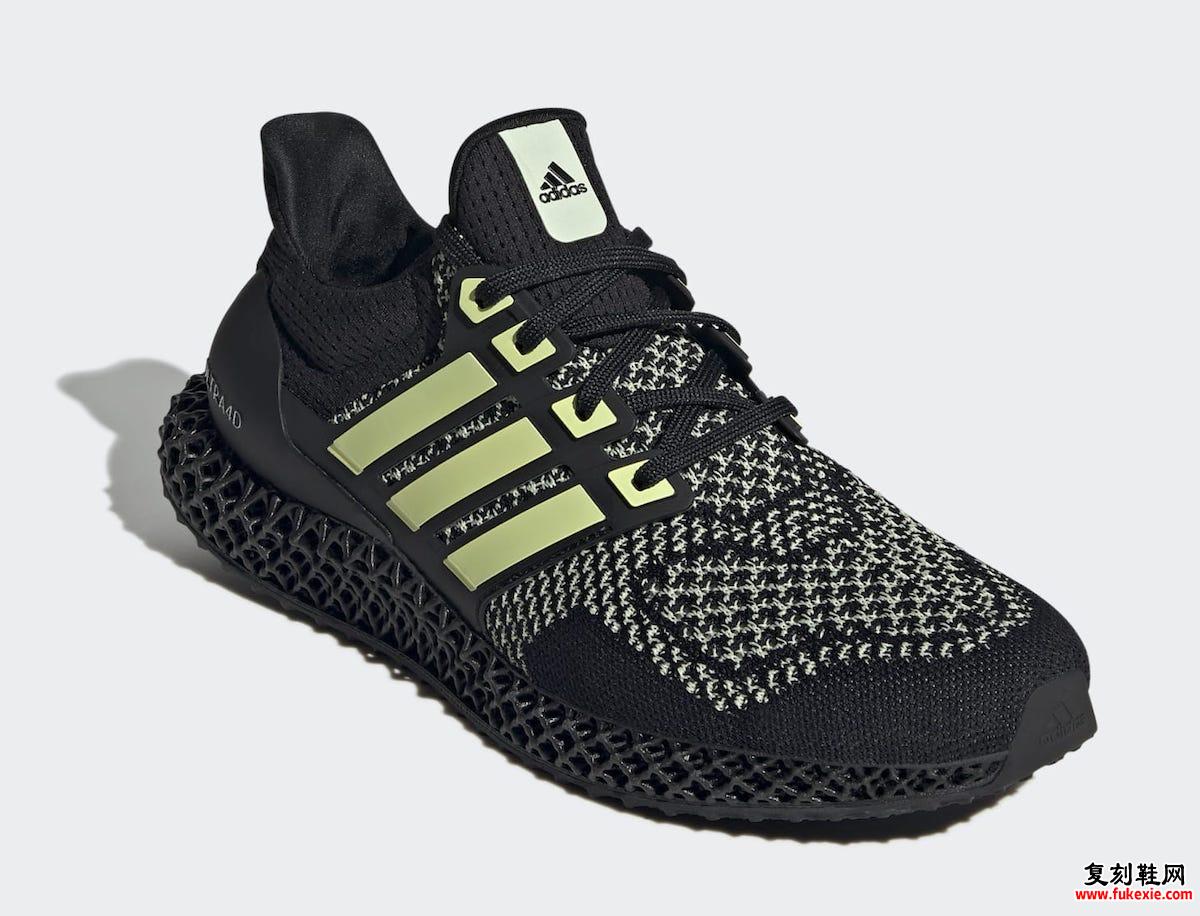 adidas Ultra 4D Black Lime GZ4499 发布日期