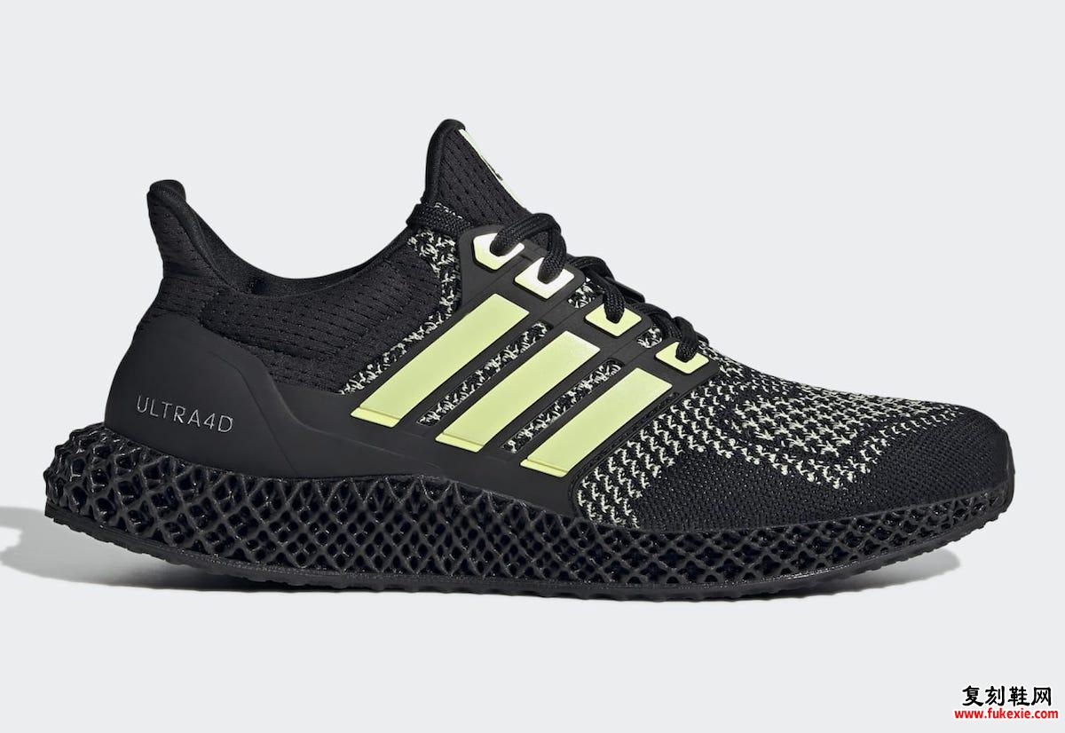 adidas Ultra 4D Black Lime GZ4499 发布日期