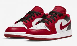 Air Jordan 1 Low White Red Black 553560-163 发布日期