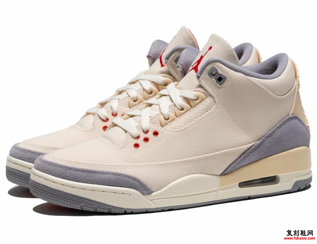 Air Jordan 3 Muslin DH7139-100 发布日期