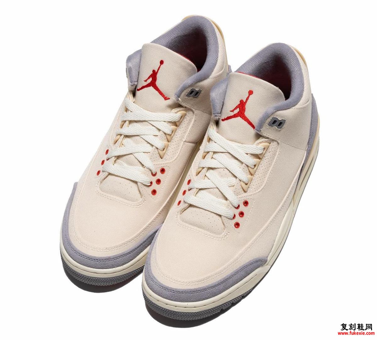 Air Jordan 3 Muslin DH7139-100 发布日期