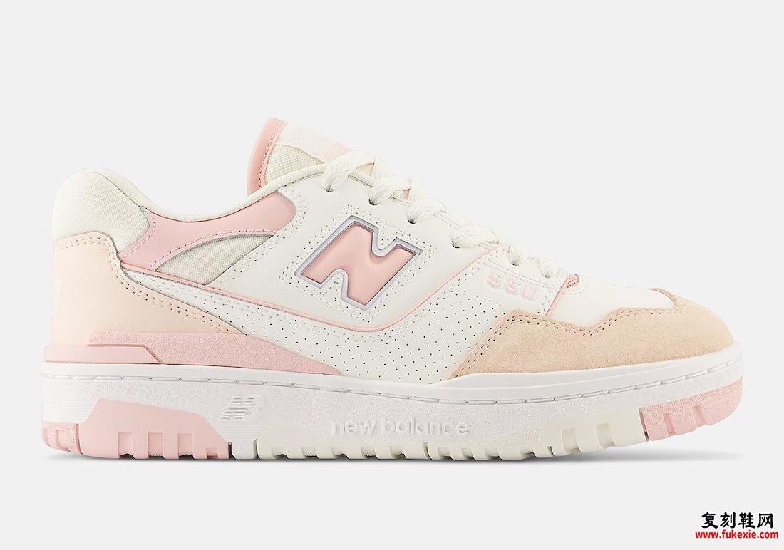 New Balance 550 白色粉色 WMNS BBW550WP 发布日期