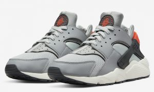 Nike Air Huarache 灰橙 款式代码：DR8606-001 发布日期