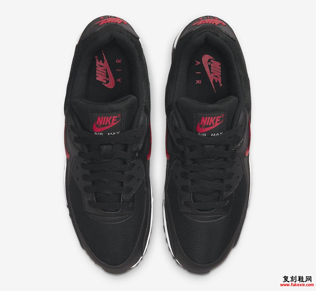 Nike Air Max 90 Jewel Bred 黑红 DV3503-001 发布日期