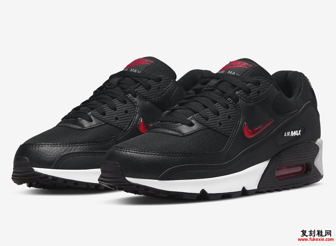 Nike Air Max 90 Jewel Bred 黑红 DV3503-001 发布日期