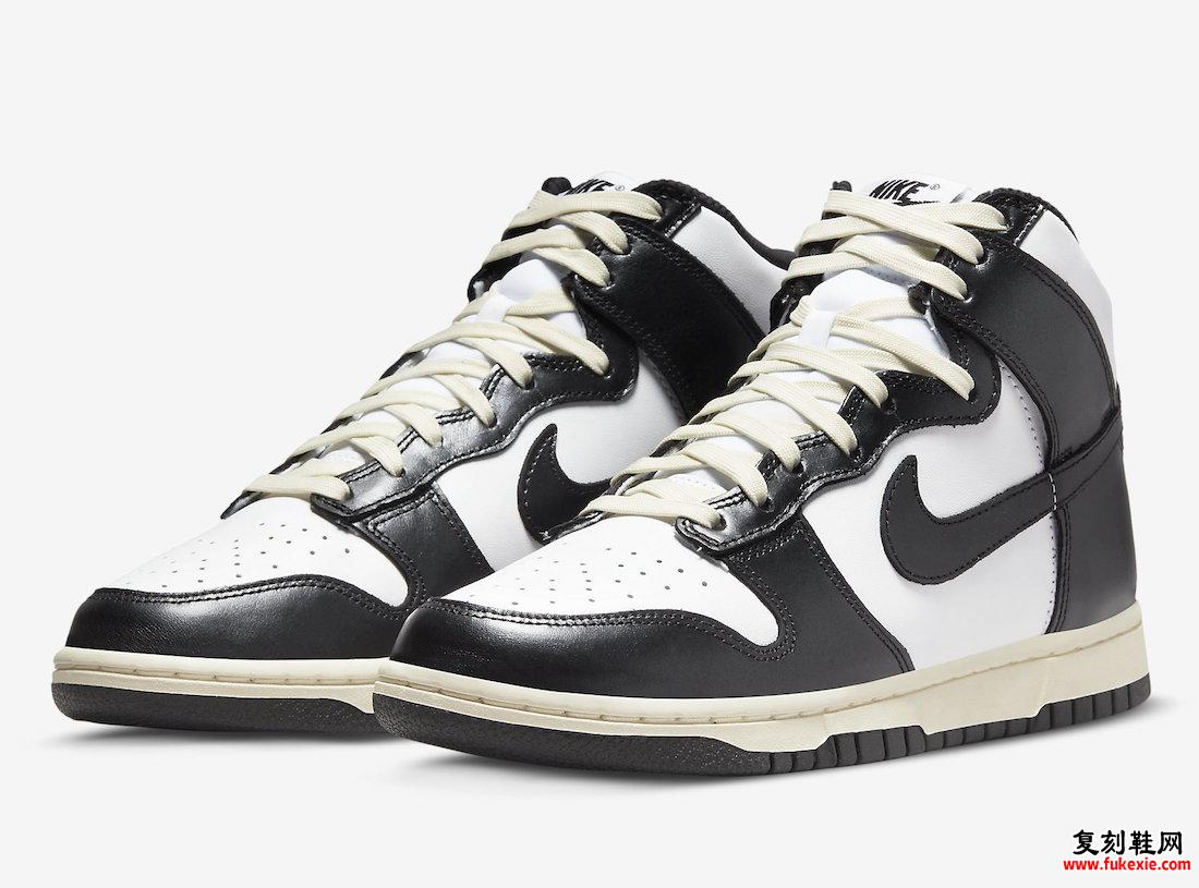 Nike Dunk High Vintage Black DQ8581-100 发布日期