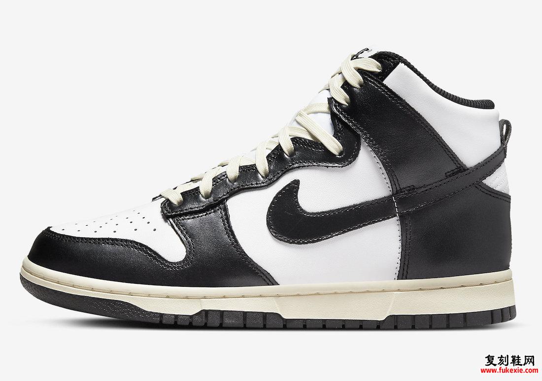 Nike Dunk High Vintage Black DQ8581-100 发布日期