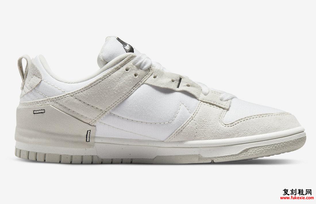 Nike Dunk Low Disrupt 2 Pale Ivory DH4402-101 发布日期