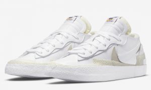 Sacai Nike Blazer Low White Patent DM6443-100 发布日期