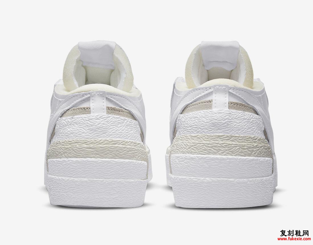 Sacai Nike Blazer Low White Patent DM6443-100 发布日期