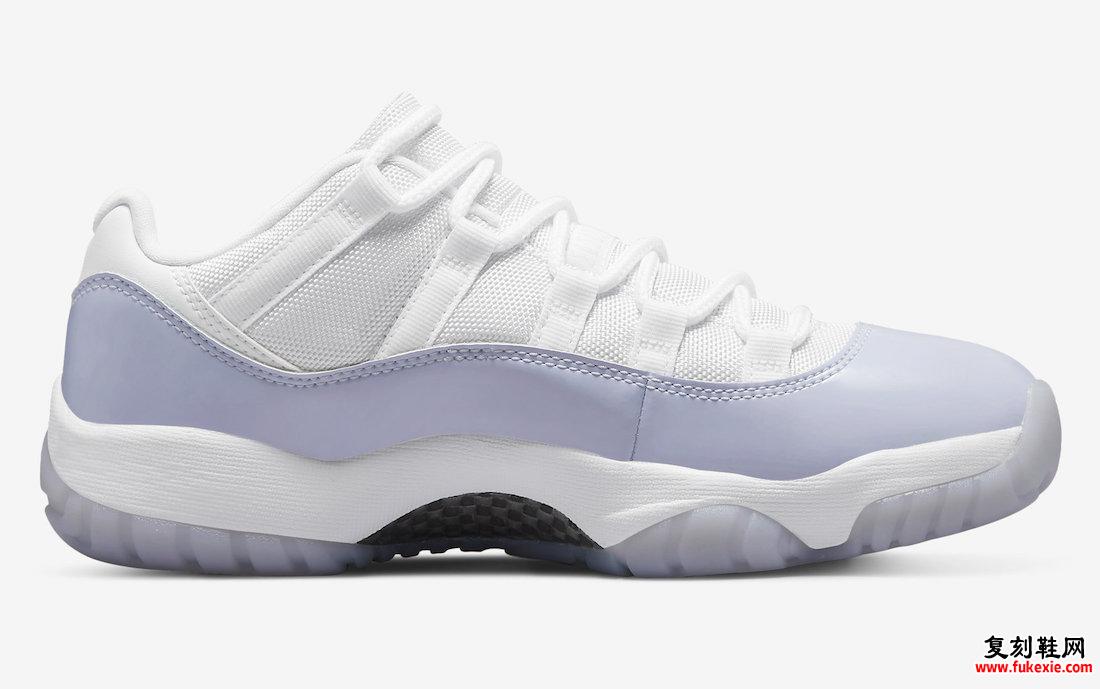 Air Jordan 11 Low Pure Violet AH7860-101 发布日期