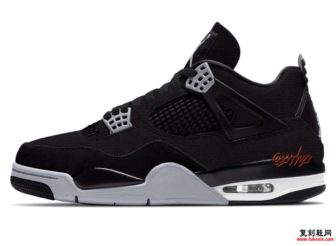 Air Jordan 4 黑色帆布 DH7138-006 发布日期