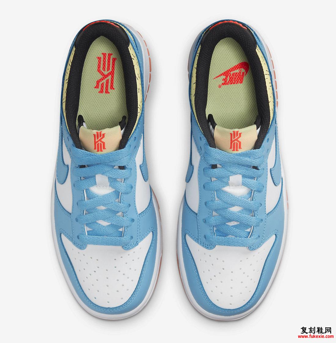 凯里·欧文 Nike Dunk Low GS DN4179-400 发布日期