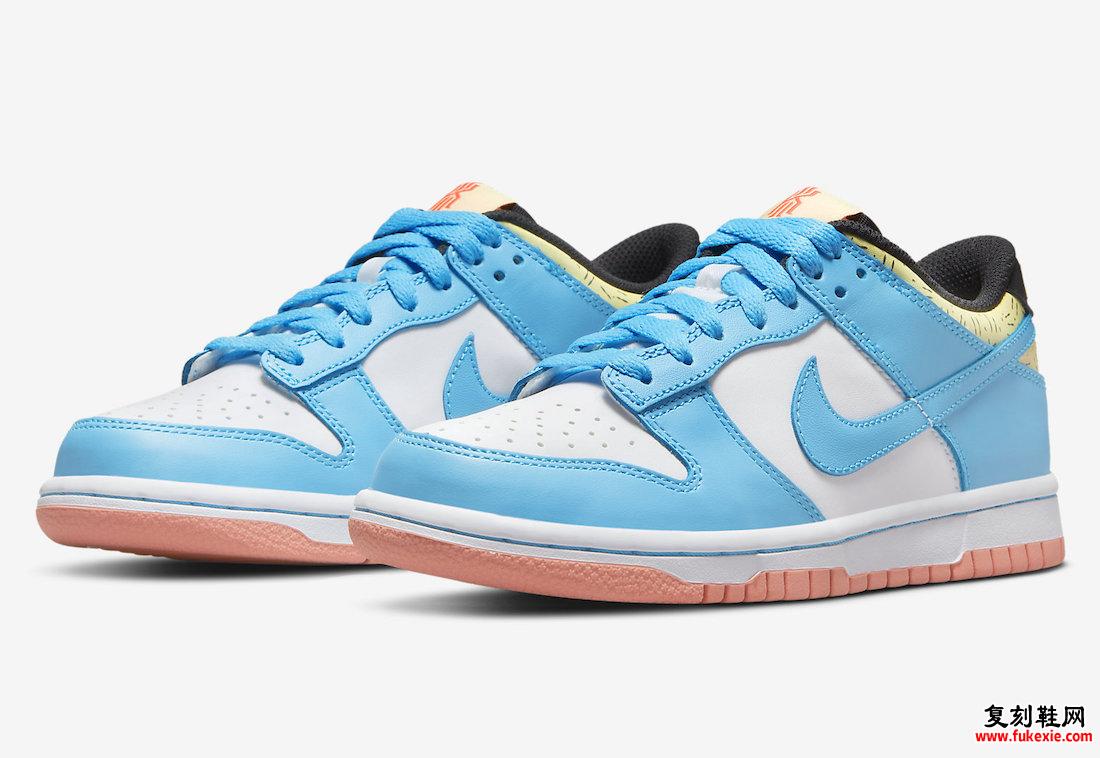 凯里·欧文 Nike Dunk Low GS DN4179-400 发布日期