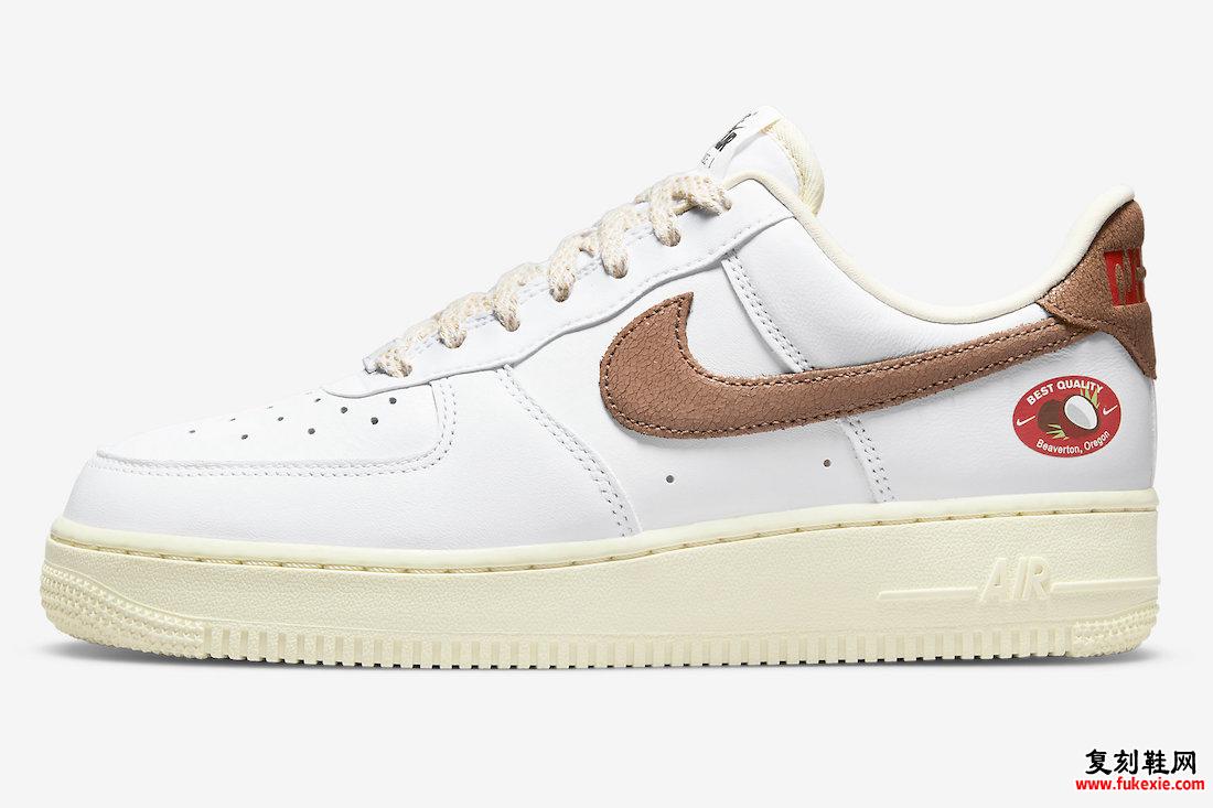 Nike Air Force 1 椰子 DJ9943-101 发布日期