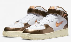 Nike Air Force 1 Mid White Total Orange Ale Brown Beach DH5623-100 发布日期