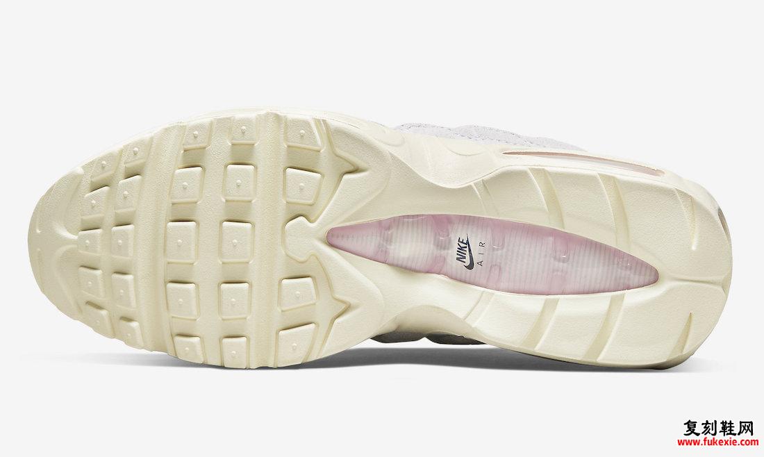 Nike Air Max 95 Grey Fog Pink Foam Coconut Milk DX2670-001 发布日期
