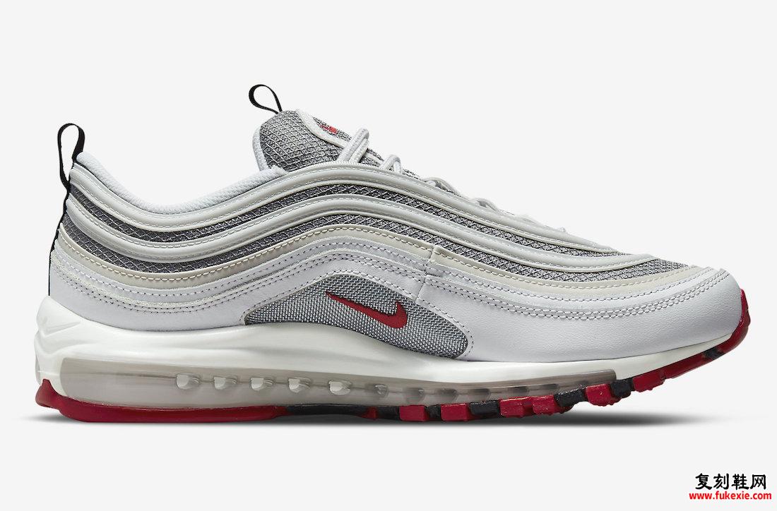 Nike Air Max 97 白色灰色红色 DM0027-100 发布日期