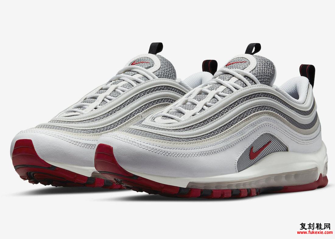 Nike Air Max 97 白色灰色红色 DM0027-100 发布日期