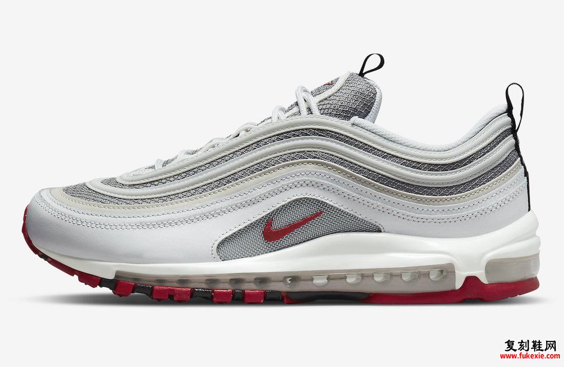 Nike Air Max 97 白色灰色红色 DM0027-100 发布日期