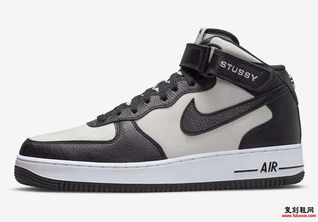 Stussy Nike Air Force 1 Mid DJ7840-002 发布日期