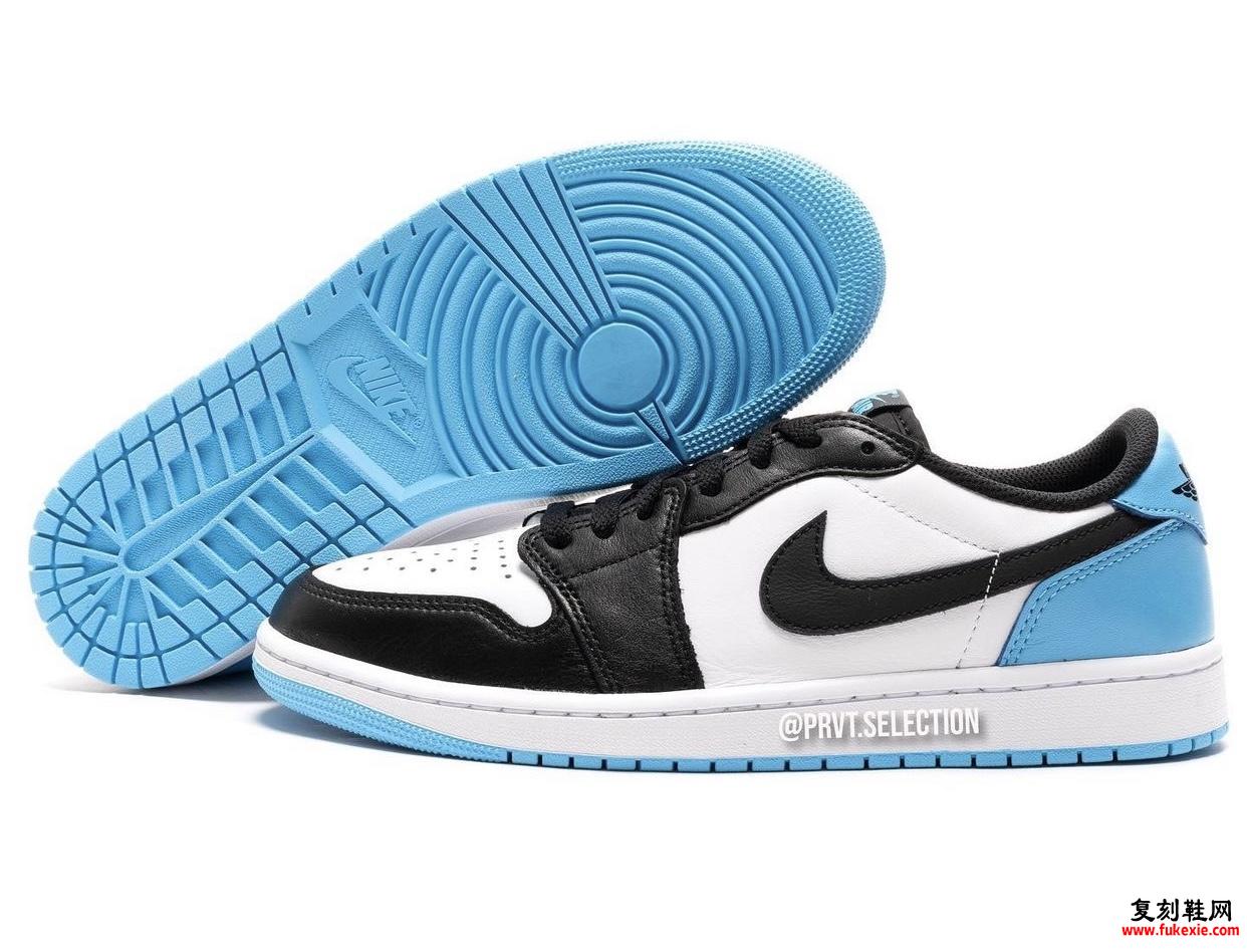 Air Jordan 1 Low OG UNC 深粉蓝 CZ0790-104 发布日期