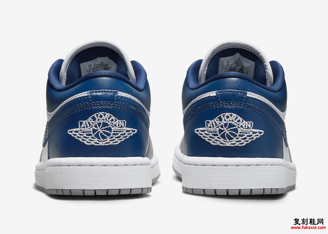 Air Jordan 1 Low White Grey Blue DC0774-042 发布日期