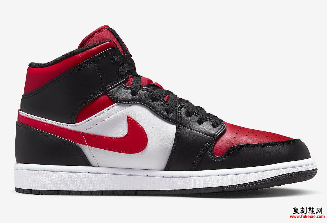 Air Jordan 1 Mid Bred Toe 554724-079 发布日期