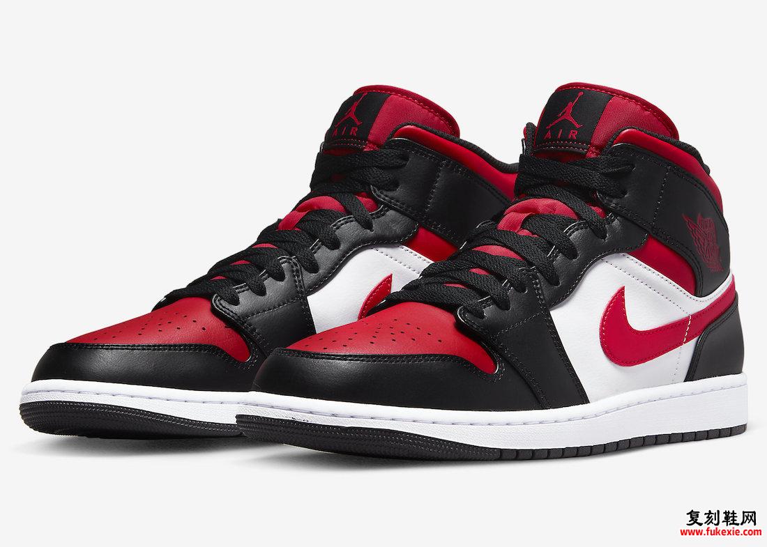 Air Jordan 1 Mid Bred Toe 554724-079 发布日期