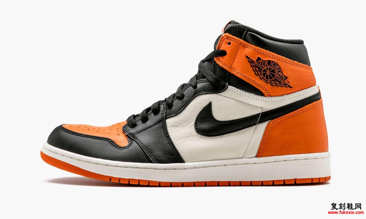 Air Jordan 1 Shattered Backboard 555088-005 发布日期