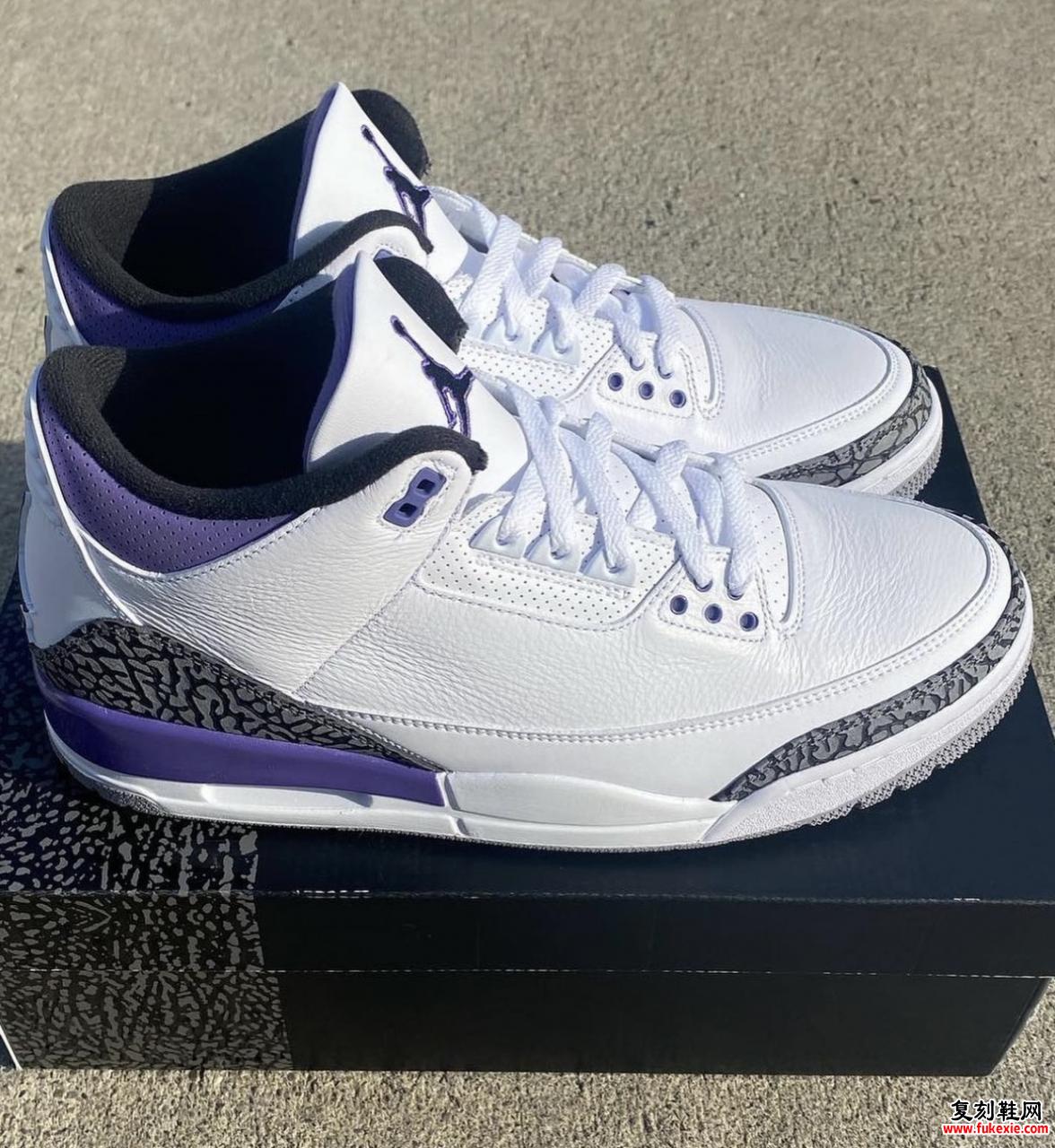 Air Jordan 3 Dark Iris CT8532-105 发售日期 包装