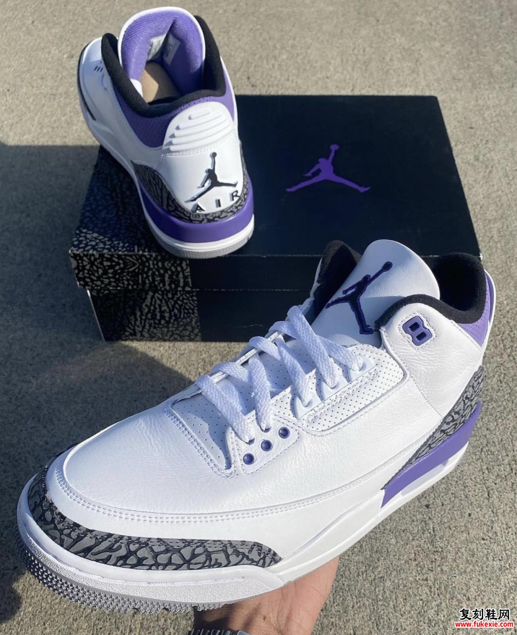 Air Jordan 3 Dark Iris CT8532-105 发售日期 包装