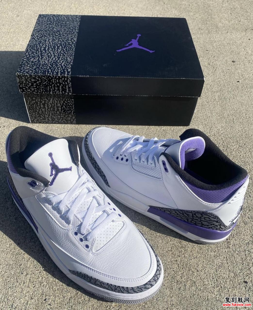 Air Jordan 3 Dark Iris CT8532-105 发售日期 包装