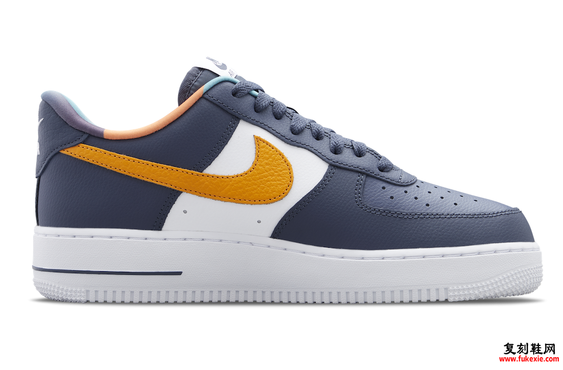 Nike Air Force 1 Low EMB Thunder Blue Washed Teal DM0109-400 发布日期