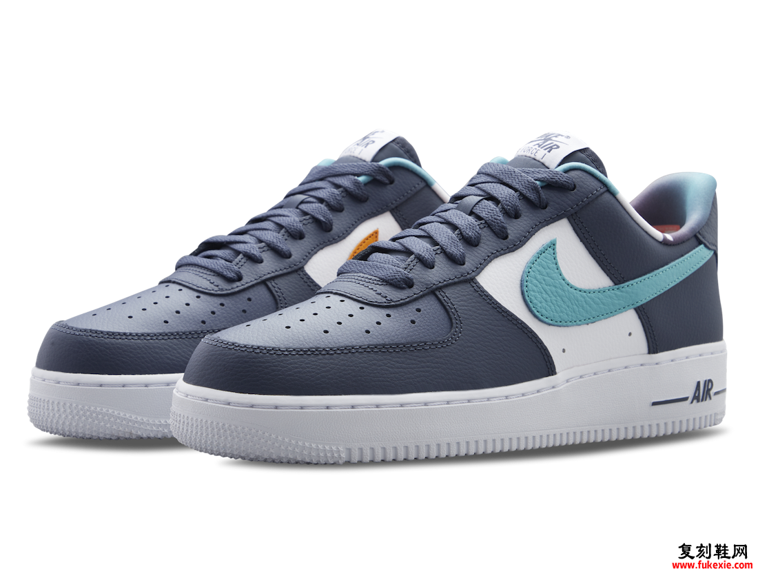 Nike Air Force 1 Low EMB Thunder Blue Washed Teal DM0109-400 发布日期