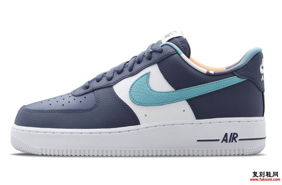 Nike Air Force 1 Low EMB Thunder Blue Washed Teal DM0109-400 发布日期