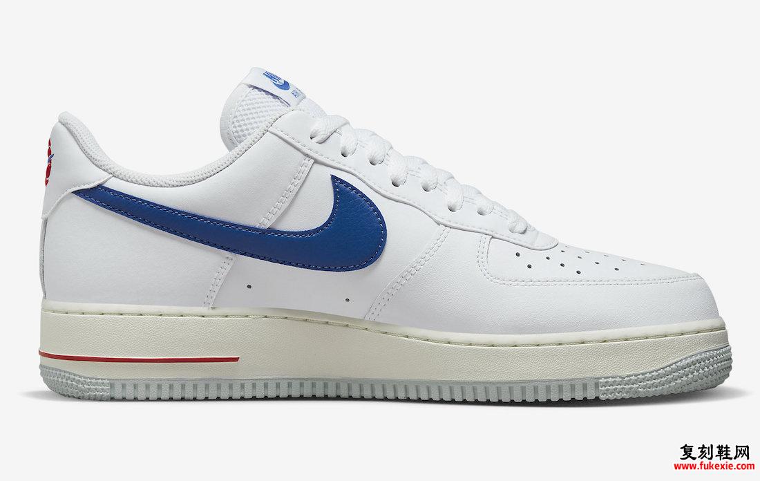 Nike Air Force 1 Low White Blue Red DX2660-100 发布日期