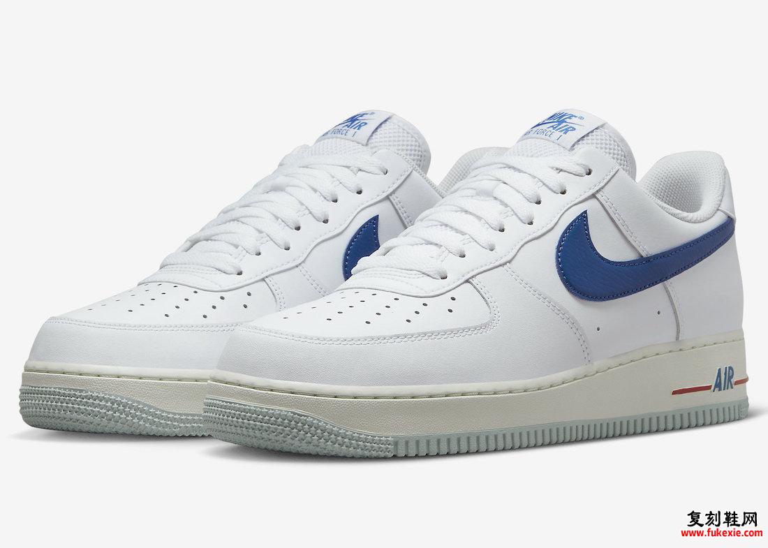 Nike Air Force 1 Low White Blue Red DX2660-100 发布日期