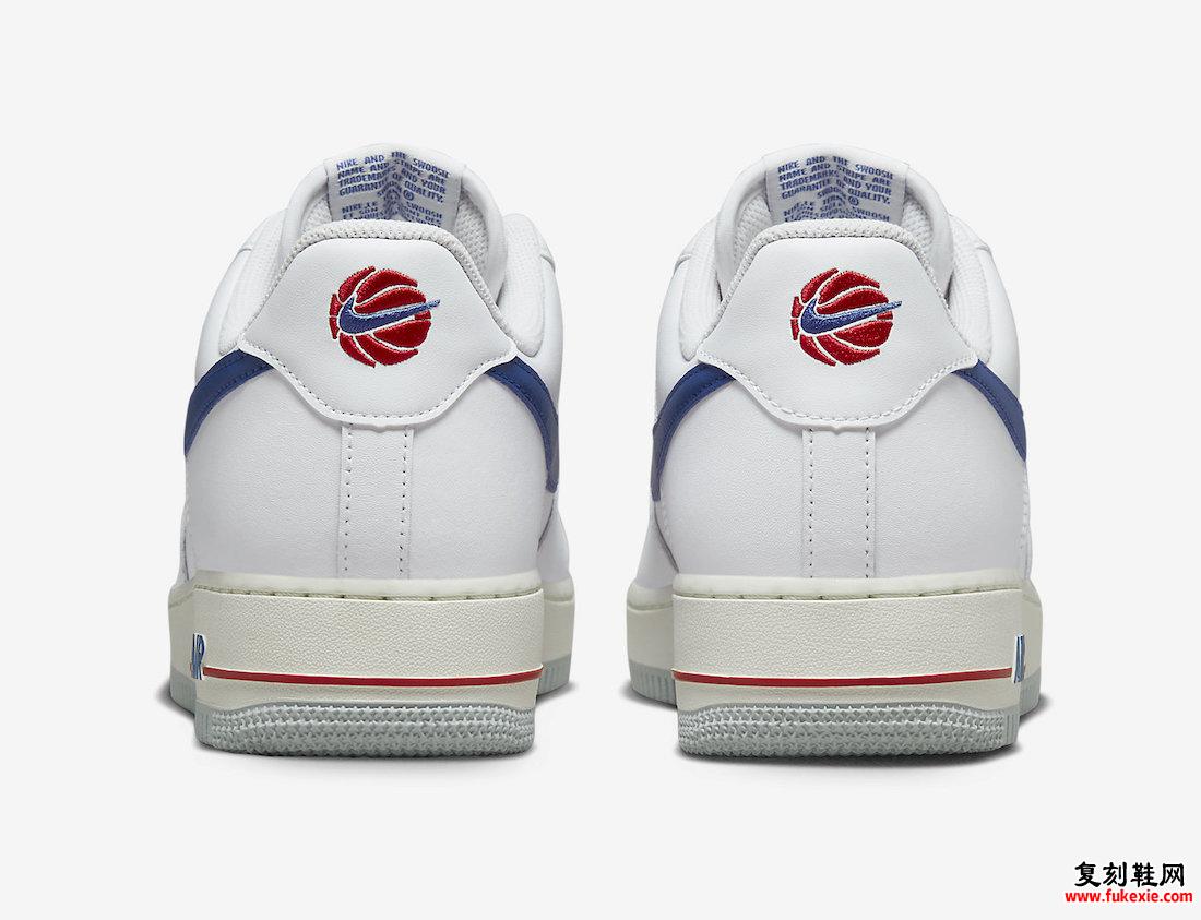 Nike Air Force 1 Low White Blue Red DX2660-100 发布日期