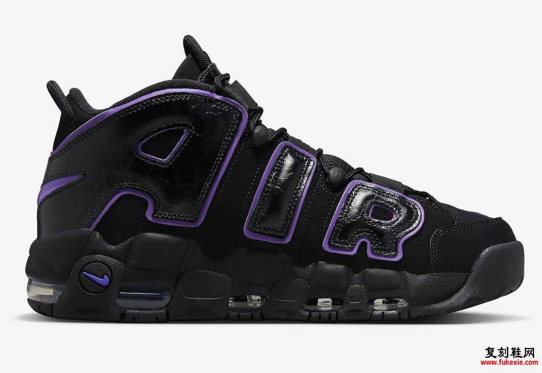 Nike Air More Uptempo Black Action Grape DV1879-001 发布日期