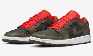 Air Jordan 1 Low Black Olive Crimson DQ6076-002 发布日期