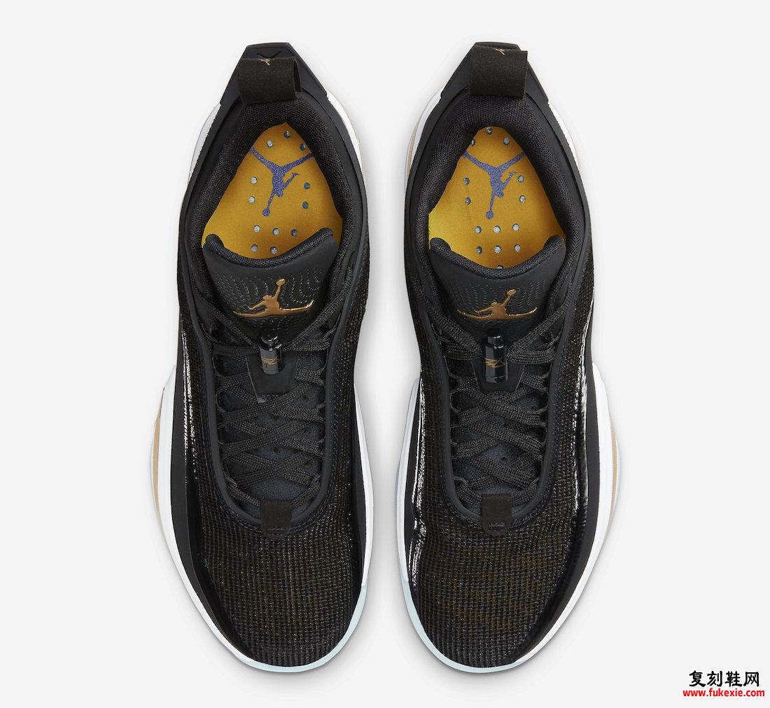 Air Jordan 36 Low Black Metallic Gold White DH0833-071 发布日期