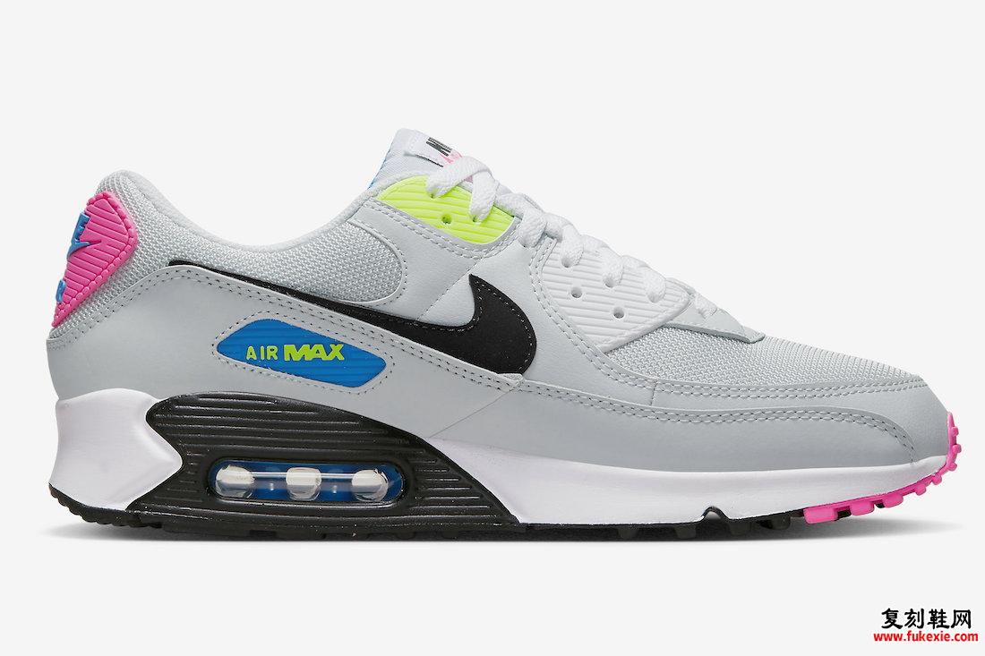 Nike Air Max 90 Grey Neon DZ4398-001 发布日期