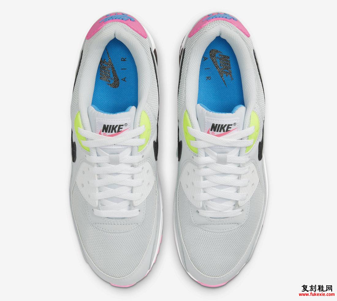 Nike Air Max 90 Grey Neon DZ4398-001 发布日期