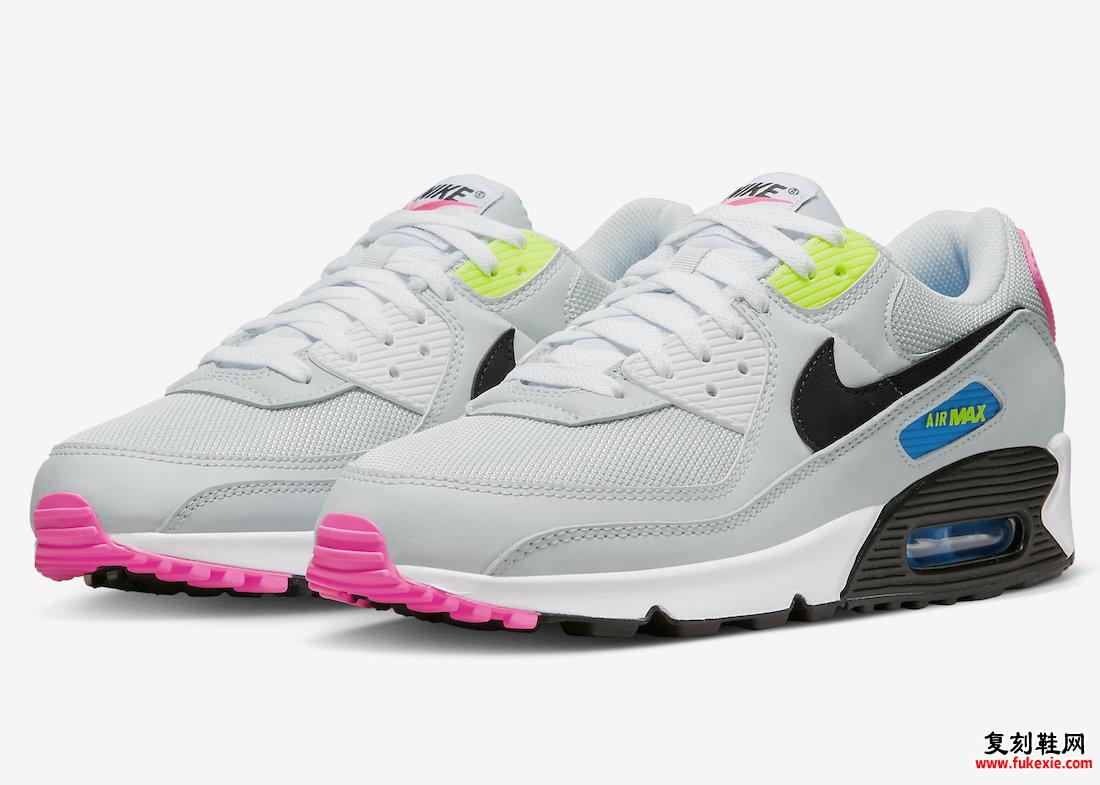 Nike Air Max 90 Grey Neon DZ4398-001 发布日期