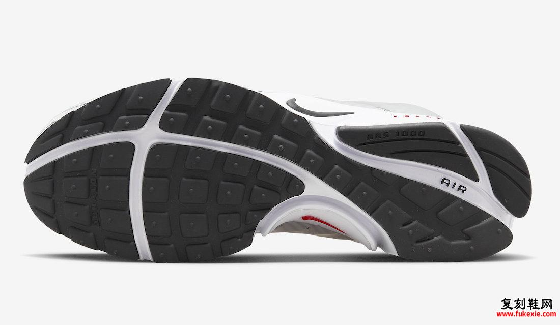 Nike Air Presto 白色 黑色 红色 CT3550-101 发布日期
