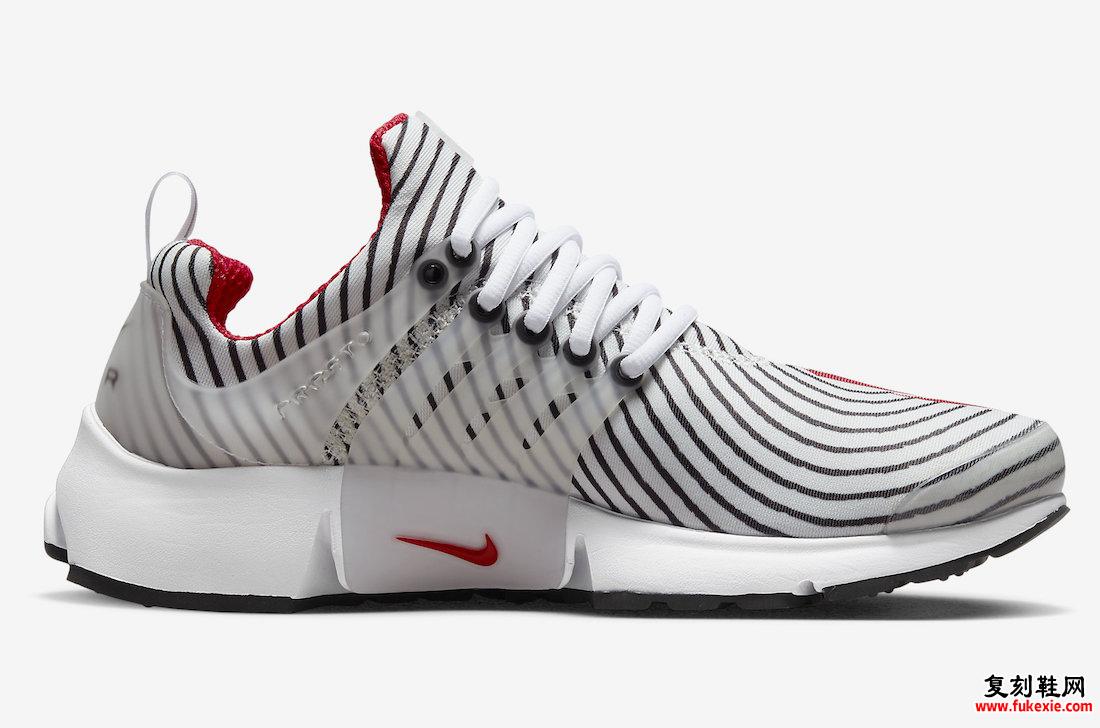 Nike Air Presto 白色 黑色 红色 CT3550-101 发布日期